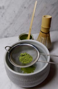 Zubereitung von Matcha
